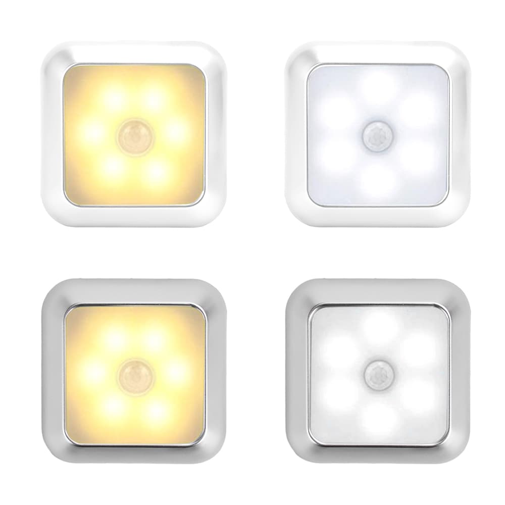 6-LED Motion Sensor Night Light With Magnetic Base
